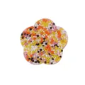 Flower-shaped skin picking fidget toy with colorful beads for sensory stress relief - Five-Petal Flower Shape (JY-09A) / Mix Colors
