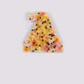 Christmas hat-shaped skin picking fidget toy with colorful beads for stress relief - Christmas Hat Style (JY-32A)