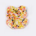 Bear-shaped sensory skin picking fidget toy with colorful beads for stress relief - Bear Style Squishy (JY-22A)