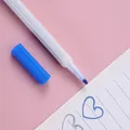 Rotulador metálico azul para álbumes de recortes DIY y dibujo creativo sobre papel rosa - Azul marino