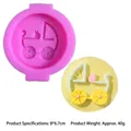 Silicone fondant mold for baby stroller design, size 8x6.7cm and approx. 40g weight - Stroller Style (50-1165)