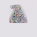 Christmas hat shaped silicone skin picking fidget toy filled with colorful beads - Christmas Hat Style (JY-32H)