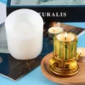 Molde de silicona líquida de columna romana retro para candelabros de aromaterapia DIY - Estilo de Columna Romana