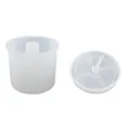 Translucent cylindrical silicone resin mold set for DIY crystal epoxy lamp base crafts - Cylinder Mold Set