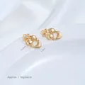 14K gold plated bikini charm with rhinestones for DIY bracelet necklace making - Zirconia Inlaid Bikini Pendant (G981-3) / 1 Piece / Gold