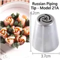 Large Russian piping tip style 21A for rose bouquet cake decoration - Style 21A