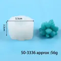 3D succulent silicone candle mold with 5.5cm diameter for DIY soap and resin - 50-3336-D