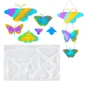 DIY butterfly and bee silicone resin mold for jewelry, keychains, and hanging ornaments. - 7-Cavity Butterfly Insect Style (60-852) / Large Multi-Cavity