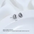 G-förmige Edelstahl-Abstandshilfe für DIY-Schmuck, 7,8x5,0mm silberner Anhänger - Buchstabe G (H79-G) / 1 Stück / Stahlfarbe