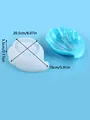 Shell shaped silicone mold for DIY resin fruit candy tray making 8.07in - Large Shell Shape (60-1380)