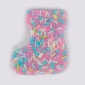Christmas stocking shape skin picking fidget toy with colorful sensory beads - Christmas Sock Style (JY-33D)