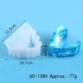 Christmas tree house silicone candle holder mold with dimensions and weight info - Christmas Tree Shape (60-1384)
