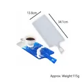 Irregular handled tray silicone mold for resin casting showing ocean wave finish - Tray with Handle Style (60-810)