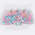 Bat-shaped skin picking fidget toy featuring colorful sensory beads in silicone - Bat Style (JY-23D)