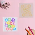 DIY daisy floral painting stencil for scrapbooking and artistic drawing projects - Windmill (54040)