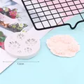 Daisy flower silicone mold for DIY fondant cake and chocolate crafting size 7.3cm - Style 50-184 / Diameter 7.3cm / Gray
