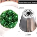 Professional large Russian stainless steel icing nozzle for cake flower decorating - Style 20