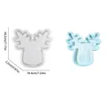 Rendierkop siliconen mal voor hars epoxy en gips diy sieraden opbergvak vloeibaar silicone - Rendierhoofd Stijl (60-1385)