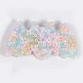 Bat-shaped skin picking fidget toy with colorful beads in silicone - Bat Style (JY-23F)