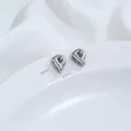 Silberne Edelstahlbuchstabe P Perle für DIY-Schmuckherstellungszubehör - Buchstabe P (H79-P) / 1 Stück / Stahlfarbe