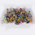 Bat-shaped silicone fidget toy with colorful beads for sensory skin picking stress relief - Bat Style (JY-23G)
