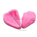 Stampo in silicone rosa a forma di foglia per decorazioni di torte e fiori dolci - Forma Foglia di Rosa Rosa (50-177-A) / 50-177-A