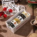 Premium 6-roll Christmas washi tape set featuring festive Santa and reindeer DIY designs - SDMC-2