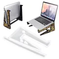 Vista dettagliata dello stampo in silicone bianco per creare supporti per laptop fai-da-te - Stampo per Supporto Laptop (60-809)