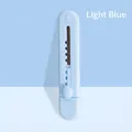Compact light blue portable utility knife for opening boxes and office paper cutting - Light Blue