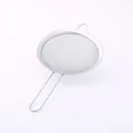 Professional small stainless steel fine mesh flour sifter with long handle for baking - 14cm