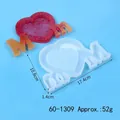 DIY MOM καρδιά καλούπι σιλικόνης για χειροποίητες κορνίζες και προσωπικά δώρα - Στυλ MOM (60-1309)