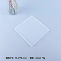 Translucent white square grid silicone mold for DIY resin board games and chess set - Small Chessboard Mold (60-554)