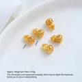 24K επιχρυσωμένη χάντρα κολοκύθας, 9,0x6,0mm αξεσουάρ για χειροποίητα κοσμήματα - 9.0x6.0mm