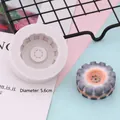 Round car tire shaped silicone mold for DIY fondant cake and chocolate baking tools - Wheel Style 2 (50-1664) / 5.6cm Diameter