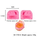 Baby bassinet cradle silicone fondant mold for cake decorating and DIY crafts - Cradle Style (50-1733-A)