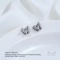 W-förmige Edelstahl-Buchstabenperle für DIY-Armbänder und Halsketten-Schmuckherstellung - Buchstabe W (H79-W) / 1 Stück / Stahlfarbe