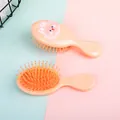 Juego de mini cepillos de pelo con conejo lindo para niñas y pequeñas - 15-20cm / Conejo-Naranja