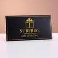 Black and gold creative surprise jumping envelope gift box for Valentine's Day gifts. - Surprise Gold Stamping (1 Piece) / 1 Bouncing Box