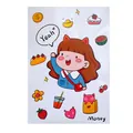 Cute cartoon girl waterproof PVC stickers for laptop and luggage personalized decoration - Cat Ear Girl