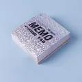 Holographischer Kratzkunst-Notizblock mit 100 Blatt für DIY-Zeichnen und Kinder-Schulbedarf - Holographischer Stil / 100 Blatt/Block