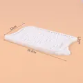White silicone lace fondant mold for cake decorating with dimensions - Gray (50-1914-B)
