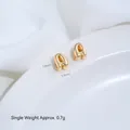 Goldene Edelstahl-Buchstabe A Abstandsperle Anhänger für handgefertigten DIY-Schmuck - Buchstabe A (H79-1) / 1 Stück / Goldplattierter Stahl