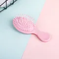 Tragbare Mini-Haarbürste in Rosa für Kinder und Mädchen, sanfte Massage-Paddelbürste - 15-20cm / Rosa
