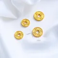 12mm επιχρυσωμένο χάλκινο αρχαίο κινέζικο νόμισμα για αξεσουάρ κοσμημάτων χειροτεχνίας - Μεγάλο Μέγεθος Qianlong Tongbao (Z562-8)