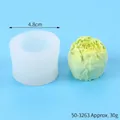 Detailed DIY flower shaped silicone mold for fondant cake decoration and crafting - Peony (50-3263-D)
