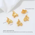 Vergulde vliegende paard bedeltjes met afmetingen en gewicht voor DIY sieraden maken. - Munt Engel Pony Hanger (G974-6) / 1 Stuk