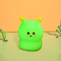 Cute fluorescent green monster squeeze toy for stress relief with slow rebound texture - Little Green Bug Shape / Green