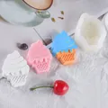 Ice cream cone silicone mold for DIY fondant cake decor and aromatherapy plaster. - Ice Cream Cone (50-2832-D) / White