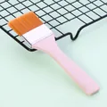 Professional nylon pastry basting brush with a wooden handle for baking and BBQ use - Size 7