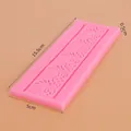 Molde de silicona rosa para fondant con textura floral para decorar pasteles - Diseño de Relieve Floral (50-1569-A)
